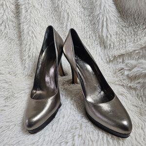 Gucci Metallic Platform Pumps | Made in Italy | Size 9.5